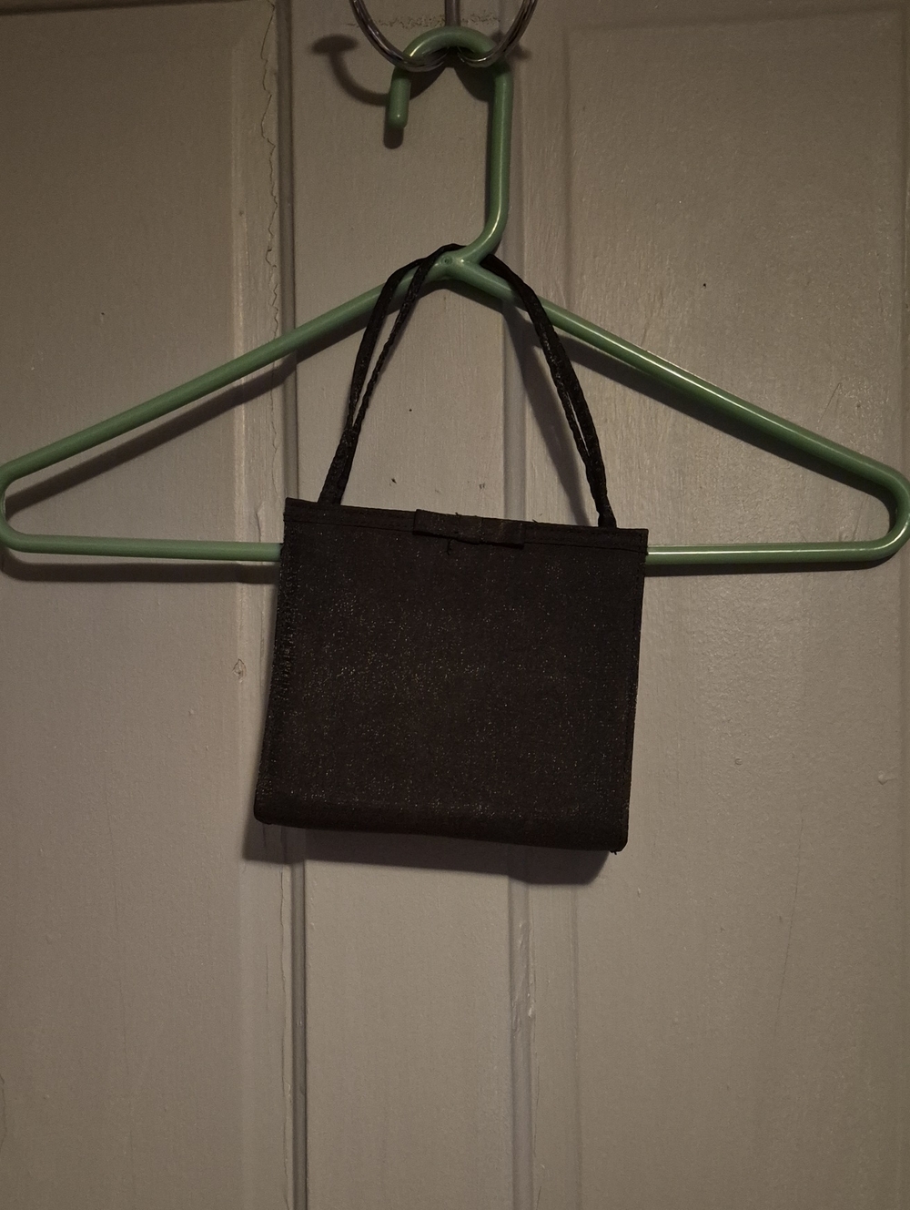 Black Women's Evening Top-Handle Bag